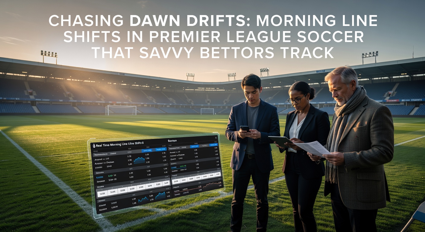 Graph charting Premier League morning line drifts from 2025-26 season, with peaks around injury news and public betting surges