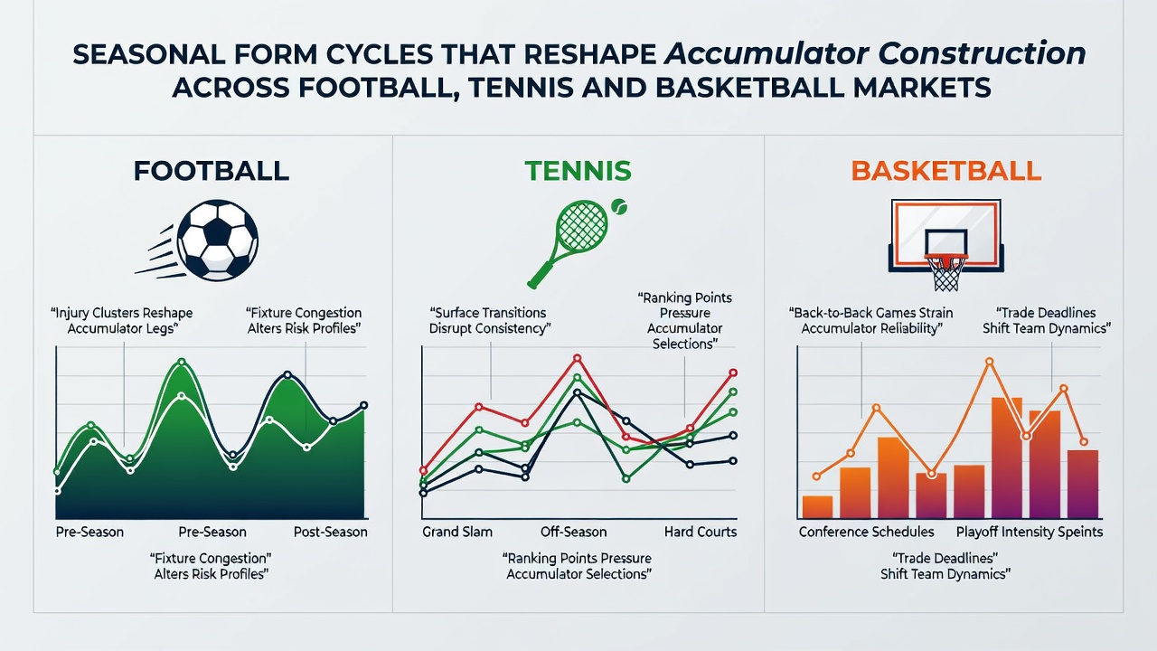 Form cycle adjustments in tennis and basketball accumulators